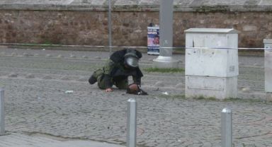 Şüpheli çanta tramvay seferlerini aksattı