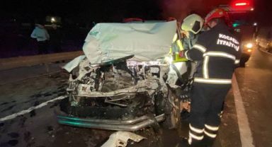 Trafik ışıklarında feci kaza: Otostopla bindiği pikap kamyona çarptı