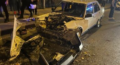 Trafikte maganda dehşeti: 3 araca çarptı, kaçarken kaza yaptı
