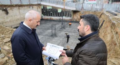 Kent Meydanındaki Önemli Çalışmada İlk Beton Atıldı