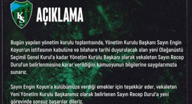 Kocaelispor’da karar çıktı: Olağanüstü kongreye gidilecek