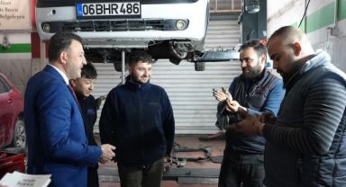 Mustafa Türel Tatlıkuyu esnafını dinledi