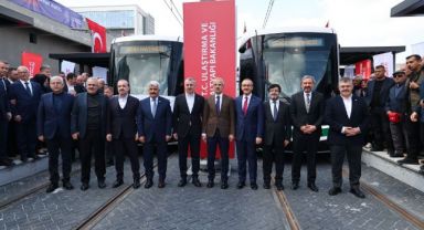 Şehir Hastanesi Tramvay Hattı törenle açıldı
