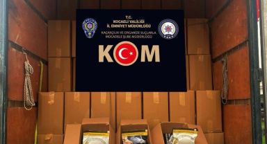 TEM’de durdurulan araçtan 4 ton sahte bandrollü tütün çıktı