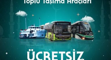 Bayramda ulaşım 3 gün boyunca ücretsiz