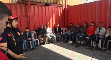 Büyükşehir İtfaiyesinden Orman İşletmeye eğitim