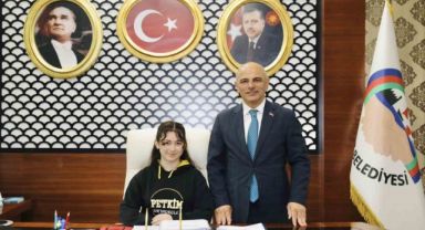 Çocuk başkandan ilk talimat Körfez’e Bilim-Sanat Sokağı oldu