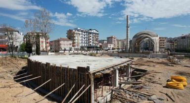İlçenin yeni cazibe merkezi haline gelecek projede çalışmalar sürüyor