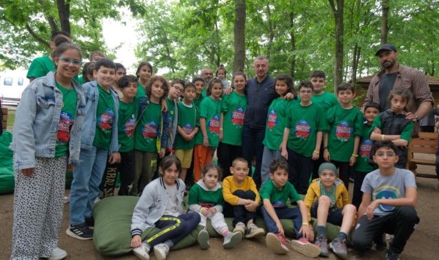 Minik dostlarından Başkan’a; ‘’Teşekkürler Tahir amca’’