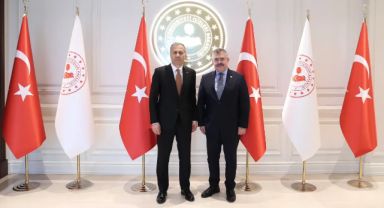 Veysel Tipioğlu’ndan İçişleri Bakanı’na ziyaret