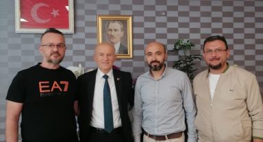 AK Parti'nin etkili isimlerinden Ercan Aslan'a ziyaret