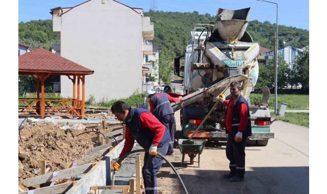 Alikahya'daki park ve oyun alanında sona doğru