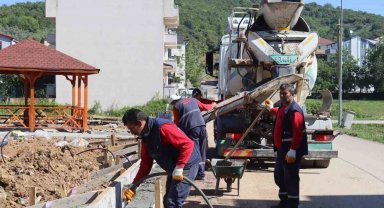 Alikahya'daki park ve oyun alanında sona doğru
