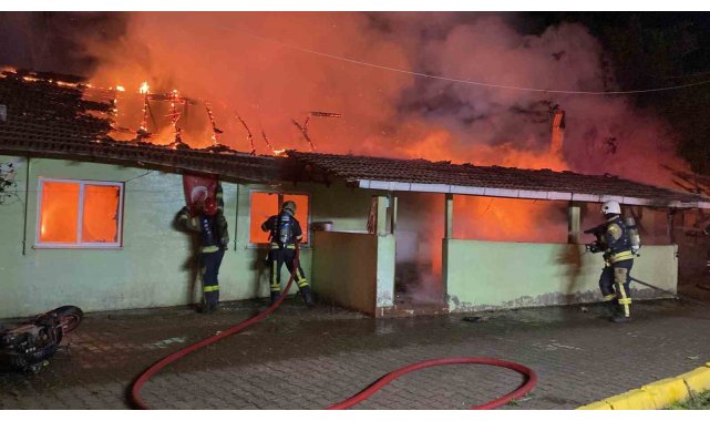 Annesi içerideyken evi ateş vermişti, tutuklandı