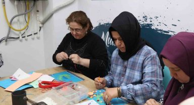 Atık malzemeler sanat eserine dönüşüyor