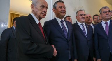Bahçeli ve Özel bir araya geldi