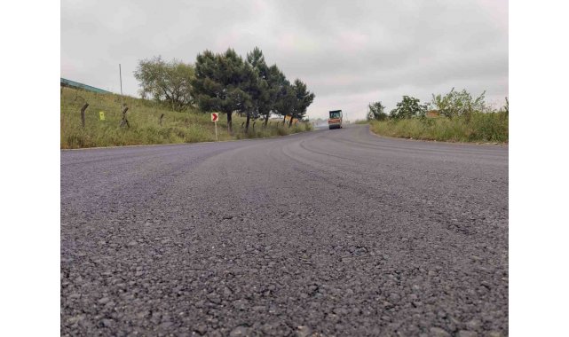 Gebze Pelitli Yolu Caddesine asfalt