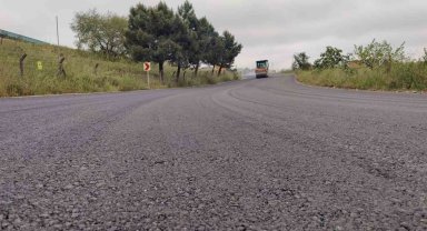 Gebze Pelitli Yolu Caddesine asfalt