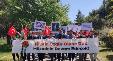 Gebze Teknik Üniversitesi öğrencilerinden Filistin'e destek