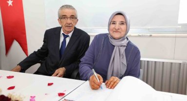 Huzurevinde tanışıp dünyaevine girdiler