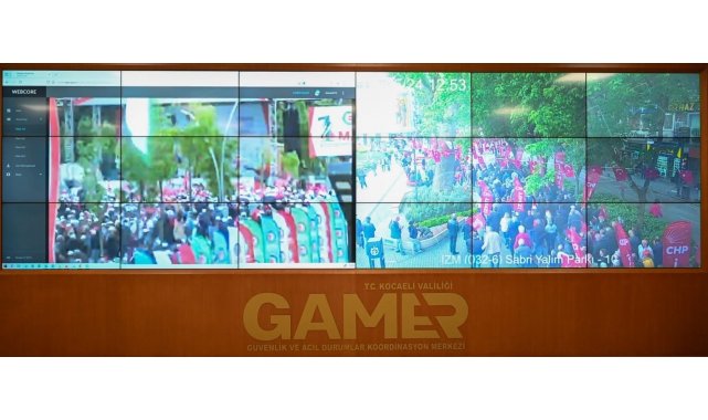 Kocaeli Valisi Yavuz: "1 Mayıs yürüyüşlerini GAMER'den takip ediyoruz"