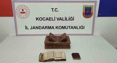 Kocaeli'de 14. yüzyıl dönemine ait Kuran-ı Kerim ele geçirildi