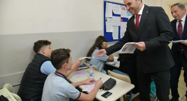 Öğrenciler sınav provası yaptı