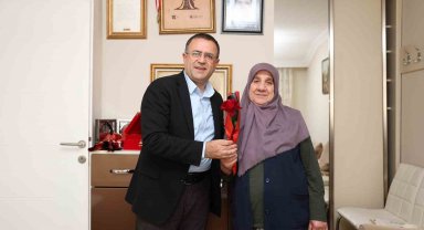 Şehit annelerine anlamlı ziyaret