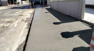Başiskele'de yollar bakım ve onarımda