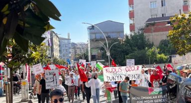 Çayırova Gazze için yürüdü!