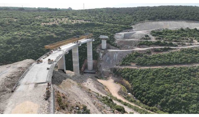 Dilovası Hastane Yolu projesinde ilerleme yüzde 80