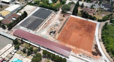 Kocaeli'nin dünya standartlarındaki tenis merkezinde tamamlanma oranı yüzde 80