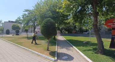 Körfez'de yeşil alanlar güzelleştiriliyor