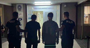 Şüpheli şahısların üzerinden uyuşturucu çıktı