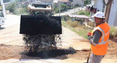 Alikahya'da hummalı asfalt çalışması