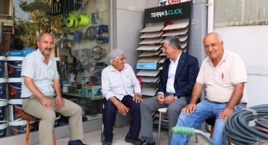 Başkan Ömeroğlu’ndan Esnafa Ziyaret