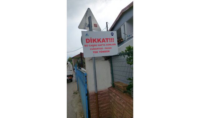 Eşme Mahallesi'ne yeni trafik düzenlemesi