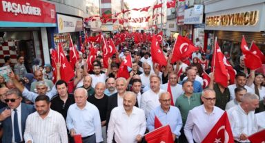 Gebze’de 15 Temmuz Coşkusu