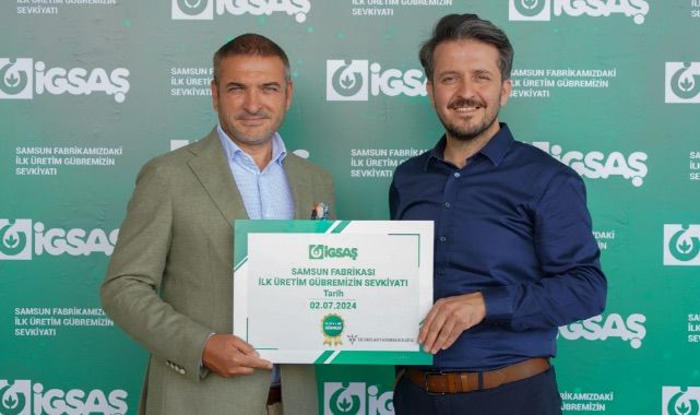İGSAŞ yeni gübre fabrikasını devreye aldı!