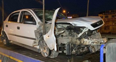Kocaeli'de 3 araç kazaya karıştı: 1 yaralı