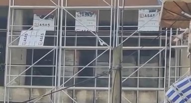 Parasını alamayan işçiden ilginç eylem