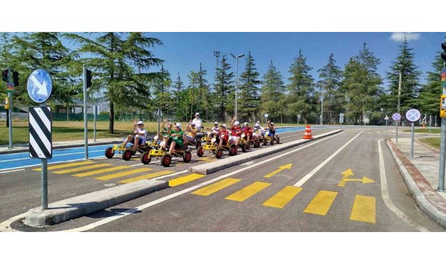 Trafik Eğitim Parkında yaz eğitimleri başladı