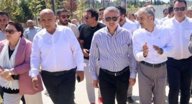 Büyükakın, Çayırova Millet Bahçesi'ni inceledi