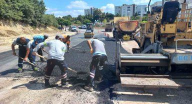 İlimtepe Mahallesi'ne 930 ton asfalt