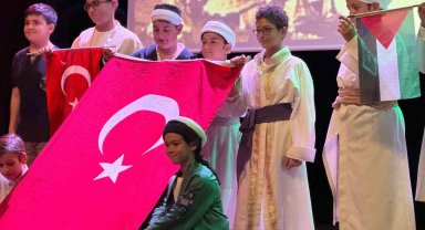Öğrenciler Filistin'i unutmadı