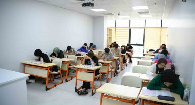 Öğrencilere seviye belirleme sınavı yapıldı
