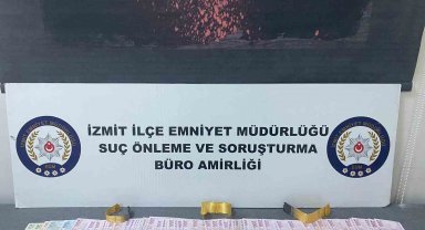 120 bin TL'lik sahte altın bozduran şüpheliler yakayı ele verdi