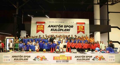 5 yılda 600 amatör spor kulübüne 270 milyon TL destek