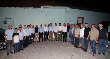 Başkanlardan Elbizli'de teşkilat toplantısı