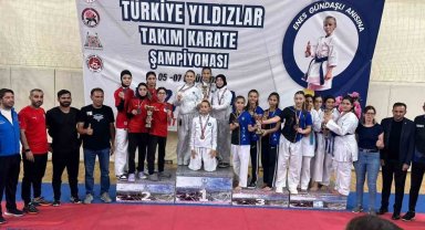 Körfez'in karate takımı Türkiye ikincisi oldu
